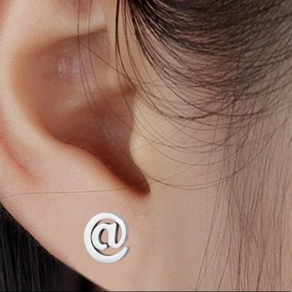 Feel Cute & Turn Heads | Silver @ Stainless Steel Stud Earrings Accessories
